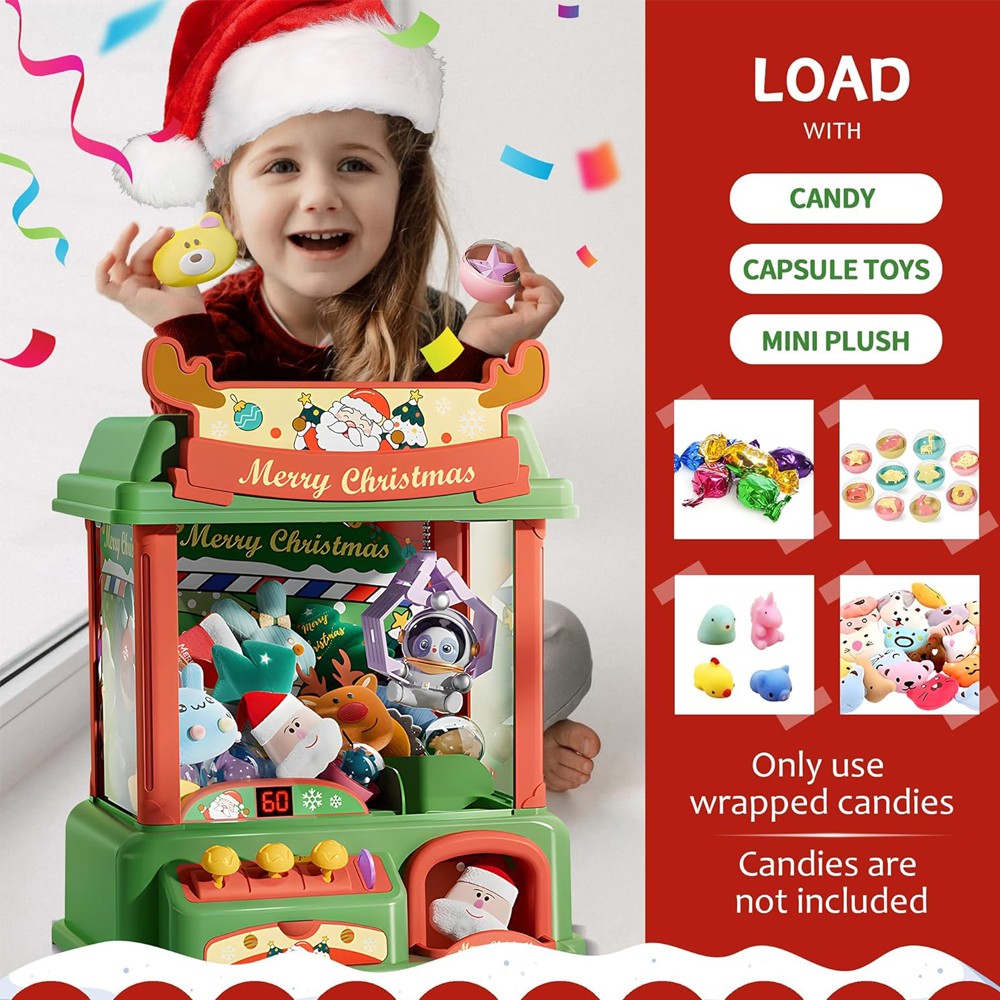 Christmas Claw Machine For Kid - Arcade Vending Machines review and price