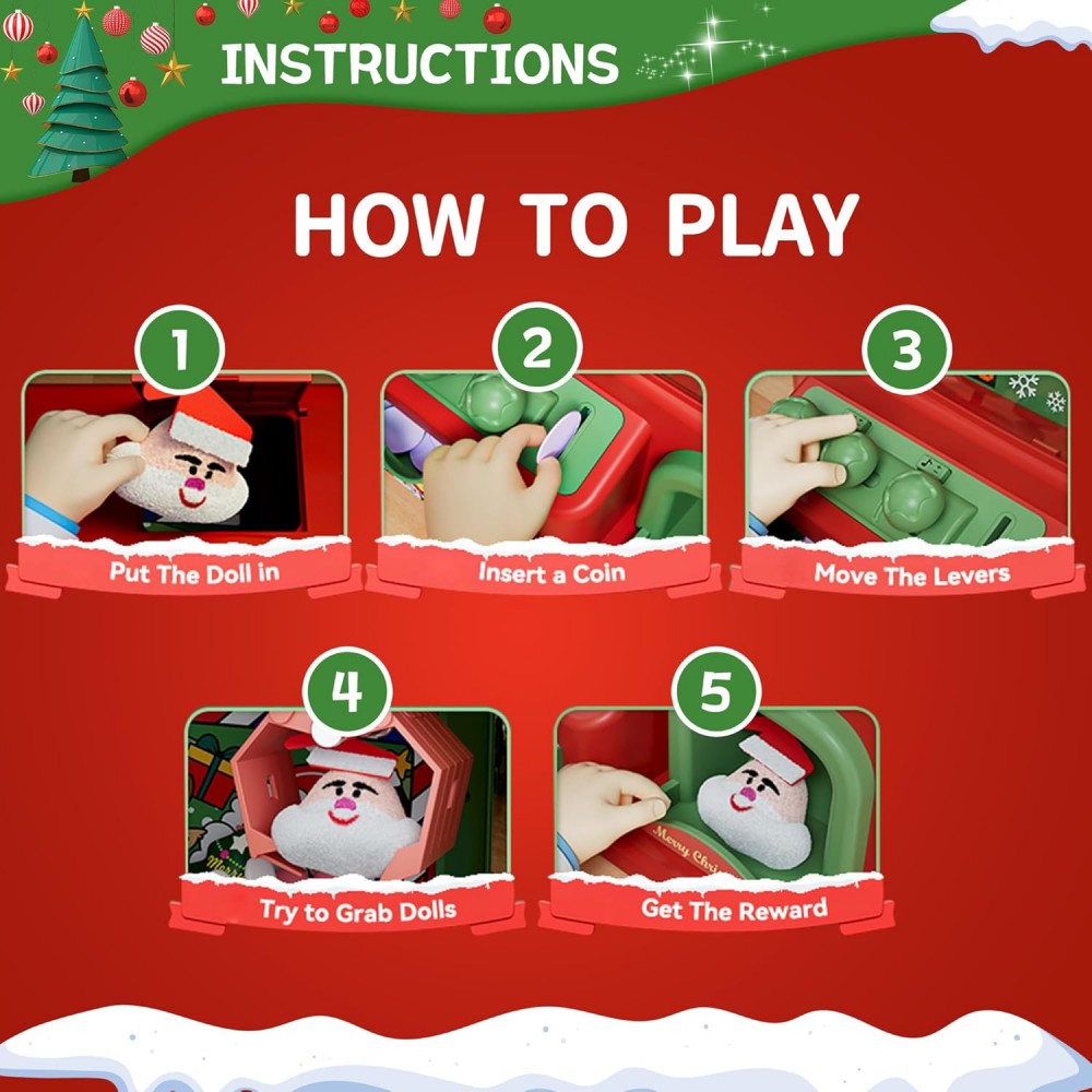 Christmas Claw Machine For Kid - Arcade Vending Machines review and price