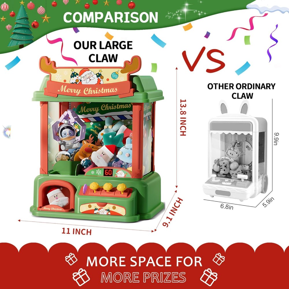 Christmas Claw Machine For Kid - Arcade Vending Machines review and price