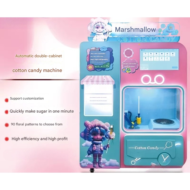 FOB Automatic Cotton Candy Ven - Candy Vending Machine review and price