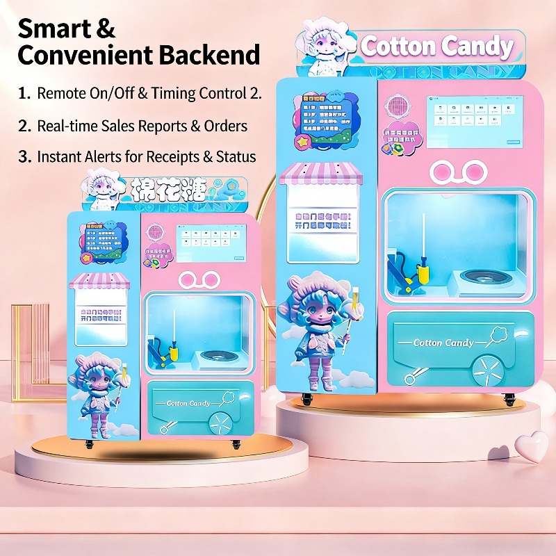 FOB Automatic Cotton Candy Ven - Candy Vending Machine review and price