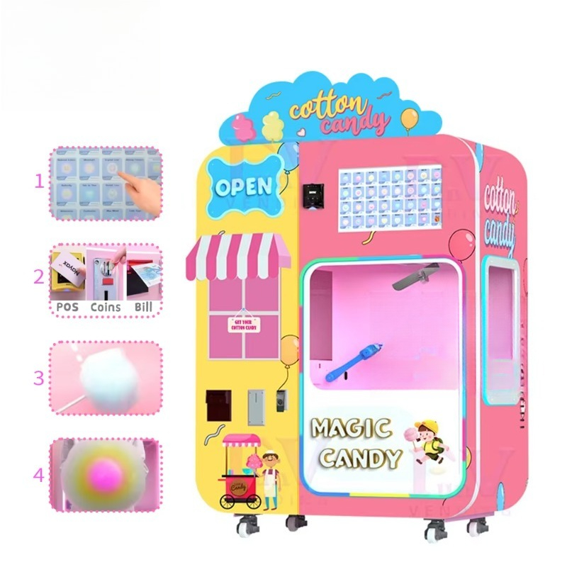 Mall Food Court Cotton Candy V - Candy Vending Machine review and price