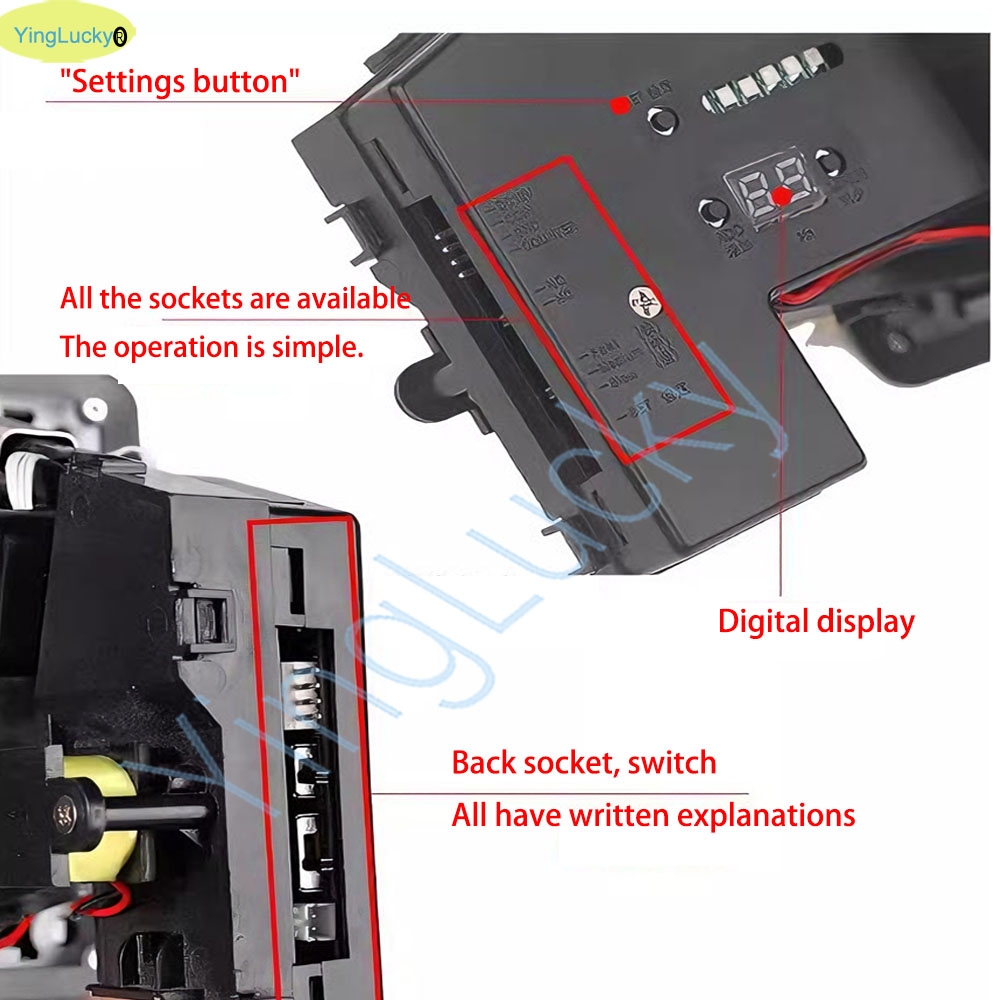 Colorful LED Multi Coin Accept - Arcade Vending Machines review and price