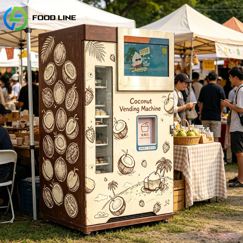 Fresh Coconut Vending Machine  - Open Vending Machine review and price