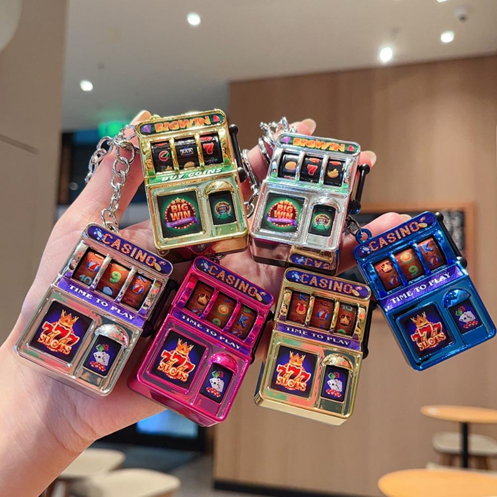 Fashion Slot Machine Keychain  - Fruit Slot Machine review and price