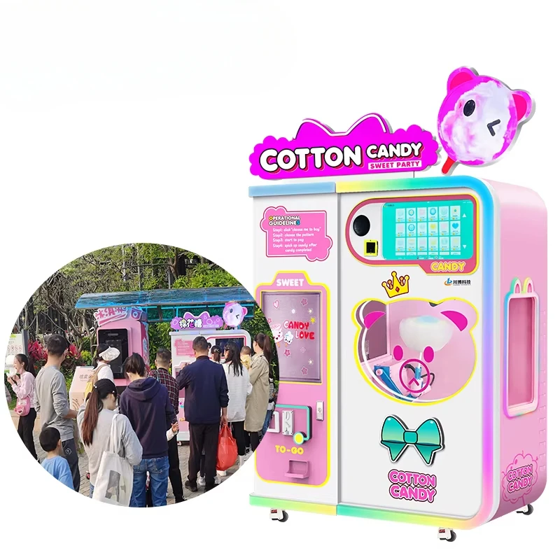 Customized Cotton Candy Vendin - Candy Vending Machine review and price