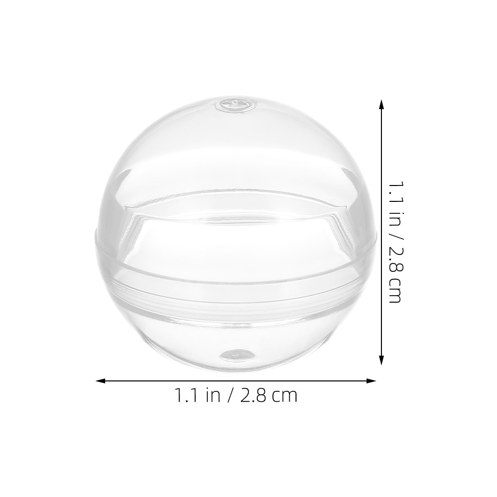 50Pcs 28Mm Clear Round Capsule - Open Vending Machine review and price